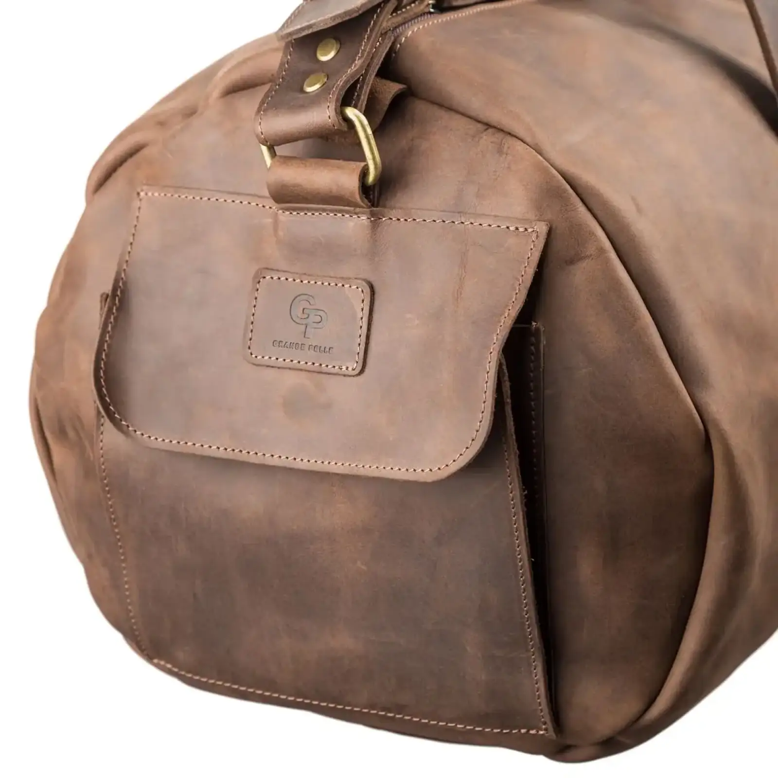 Сумка дорожня Grande Pelle 11045 Коричнева UA