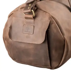 Сумка дорожня Grande Pelle 11045 Коричнева UA