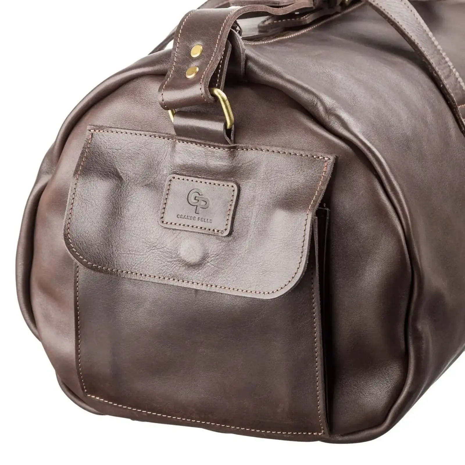 Сумка дорожня Grande Pelle 11044 Коричнева UA