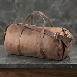 Сумка дорожня Grande Pelle 11045 Коричнева UA