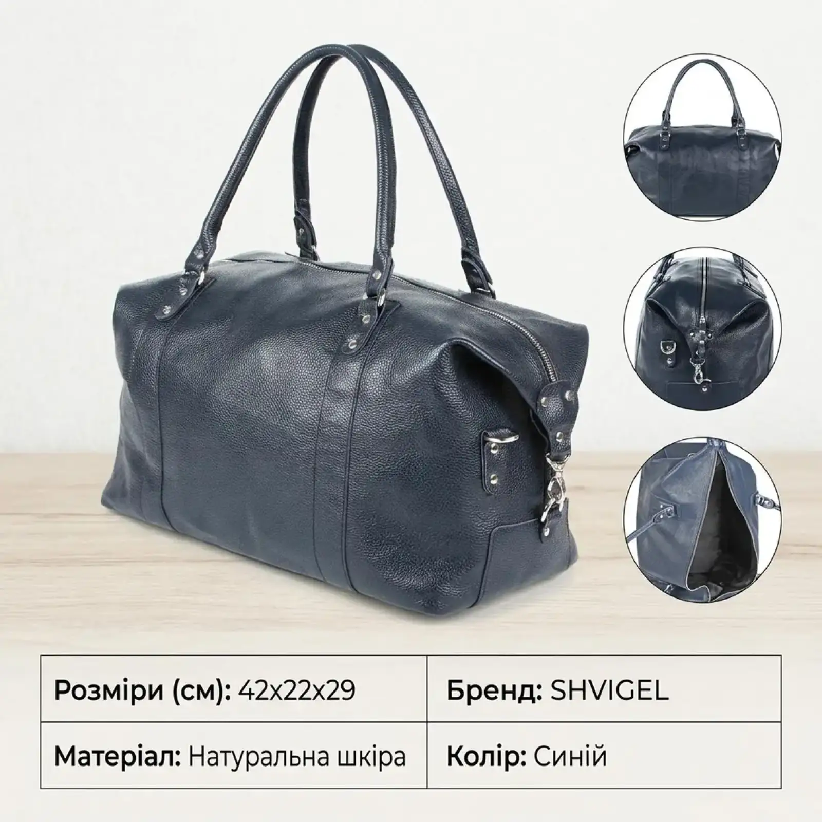 Сумка дорожня SHVIGEL 00888 Синя UA