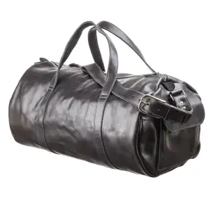 Сумка дорожня Grande Pelle 11048 шкіряна Чорна UA