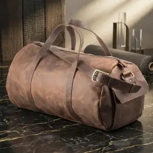 Сумка дорожня Grande Pelle 11045 Коричнева UA