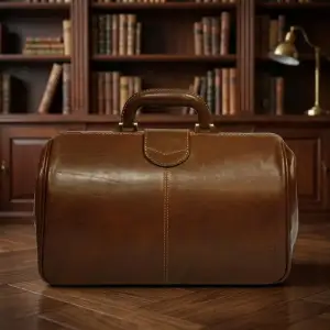 Саквояж з натуральної шкіри Tony Perotti Italico 8051 (90625) Коньячний UA