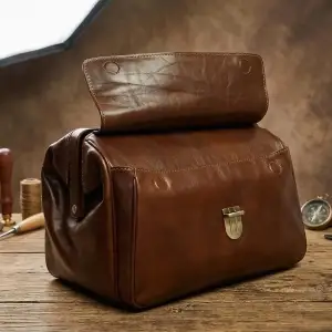 Саквояж з натуральної шкіри Tony Perotti Italico 8051 (90625) Коньячний UA