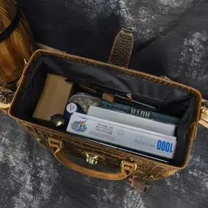Дорожня сумка шкіряна Vintage 14410 Коричнева UA