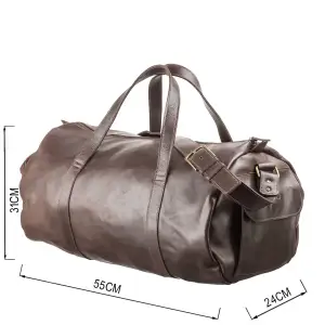 Сумка дорожня Grande Pelle 11044 Коричнева UA