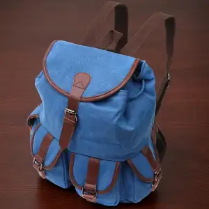 Текстильний рюкзак Vintage 22152 Блакитний UA