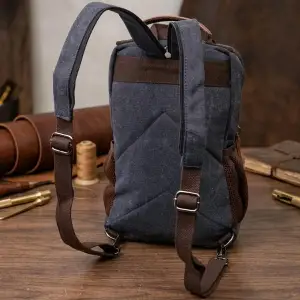Текстильний рюкзак Vintage 22168 Чорний UA