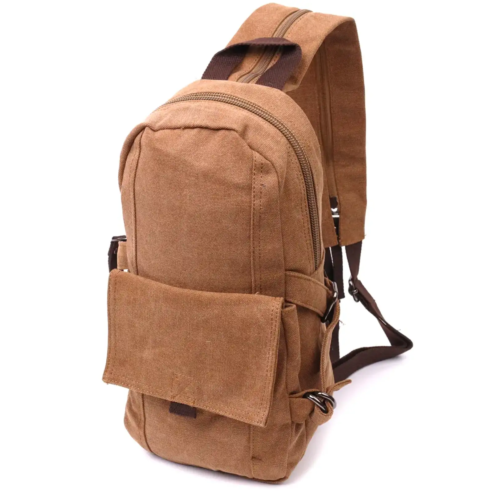 Текстильний рюкзак Vintagе 22180 Коричневий UA