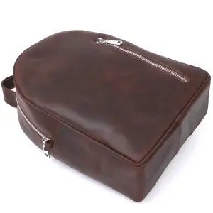 Шкіряний рюкзак Shvigel 16329 Коричневий UA