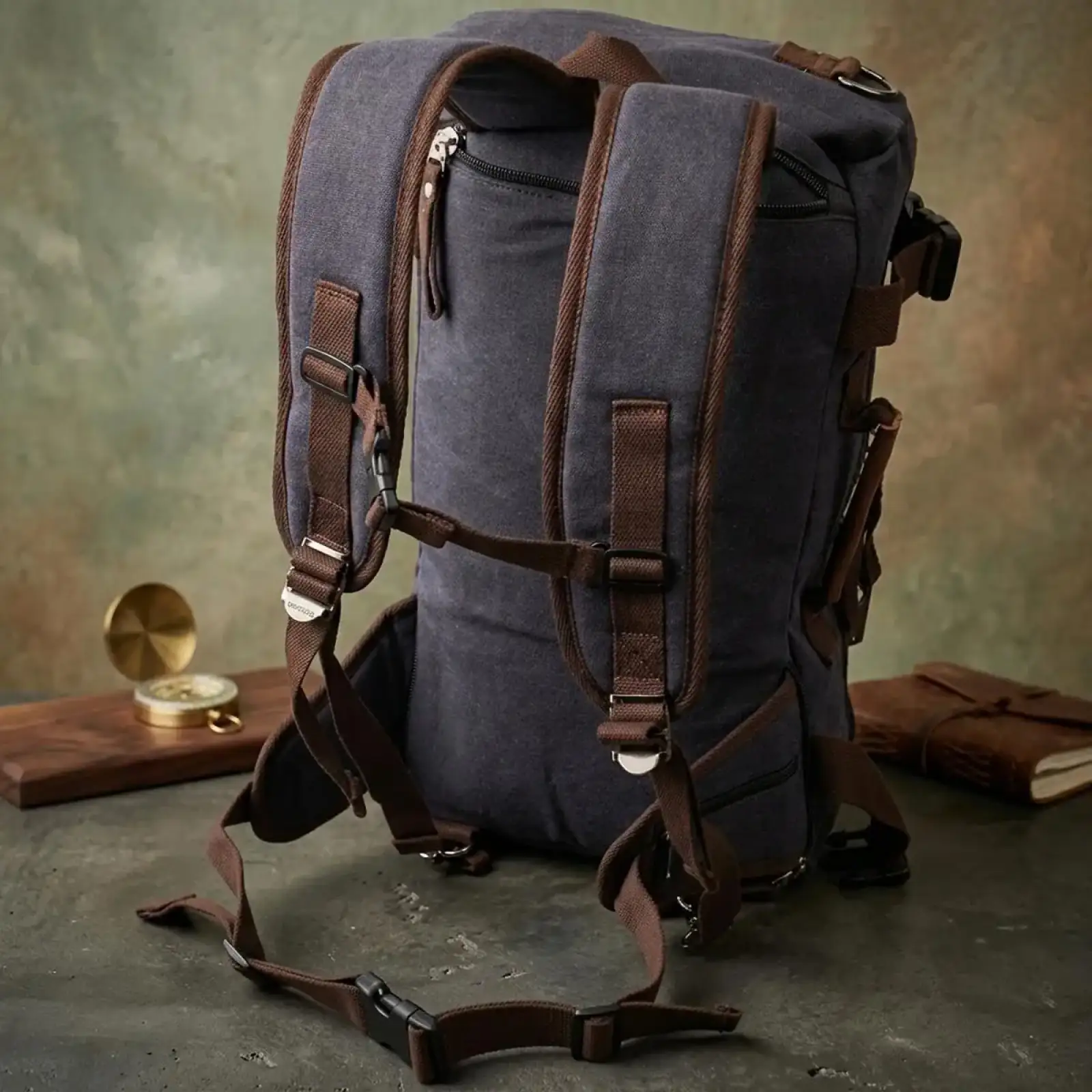 Текстильний рюкзак Vintage 22157 Чорний UA