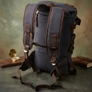 Текстильний рюкзак Vintage 22157 Чорний UA