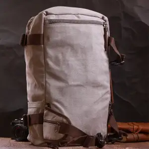 Текстильний рюкзак Vintage 22156 Сірий UA