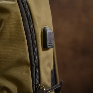 Текстильний рюкзак Vintage 20623 Оливковий UA