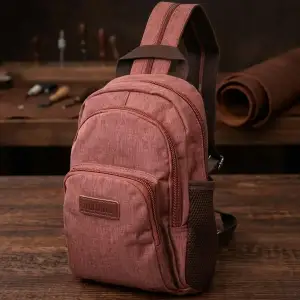 Текстильний рюкзак Vintage 22150 Коричневий UA