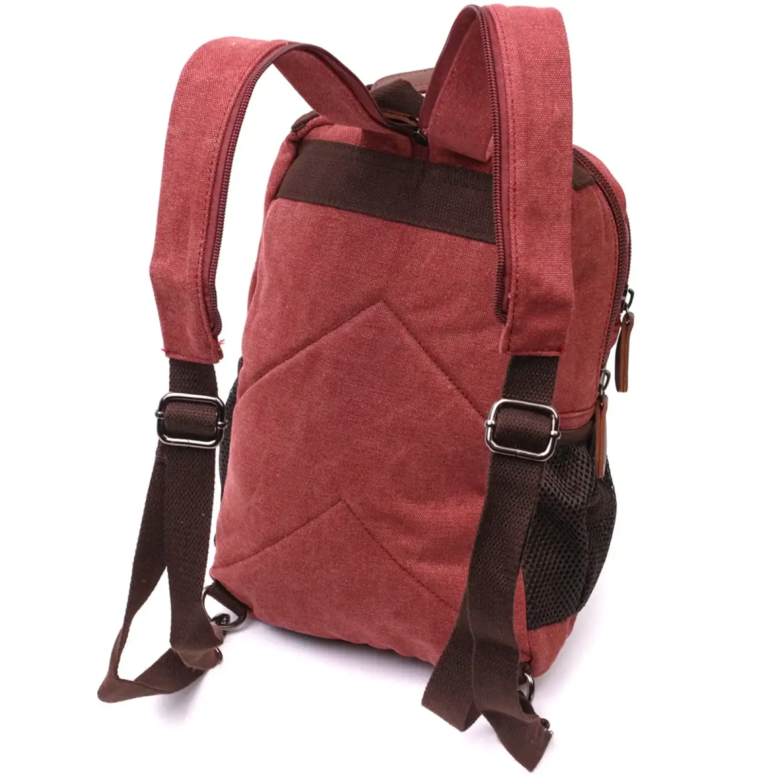 Текстильний рюкзак Vintage 22170 Бордовий UA