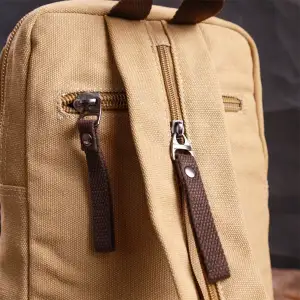 Текстильний рюкзак Vintage 22185 Пісочний UA