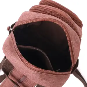 Текстильний рюкзак Vintage 22150 Коричневий UA