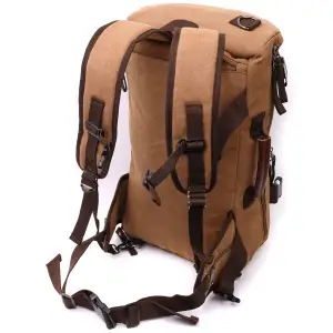 Текстильний рюкзак Vintage 22160 Коричневий UA