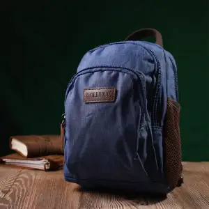 Текстильний рюкзак Vintage 22146 Синій UA