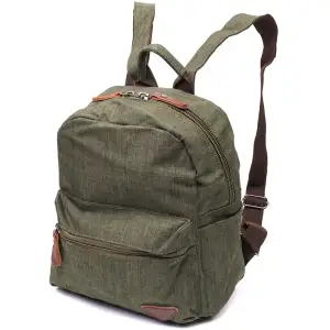 Текстильний рюкзак Vintage 22242 Оливковий UA