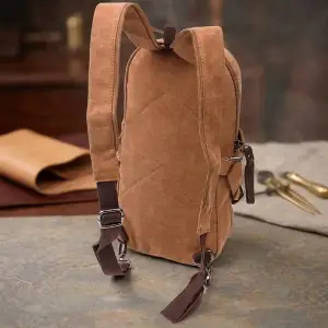 Текстильний рюкзак Vintagе 22180 Коричневий UA
