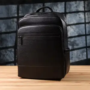 Шкіряний рюкзак Vintage 23046 Чорний UA