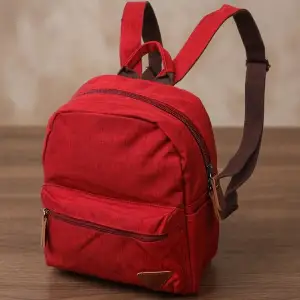 Текстильний рюкзак Vintage 22245 Бордовий UA