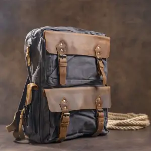 Рюкзак для подорожей Vintage 20108 Сірий UA