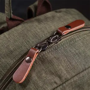 Текстильний рюкзак Vintage 22242 Оливковий UA