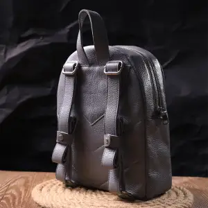 Шкіряний рюкзак Shvigel 16308 Сірий UA