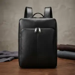 Рюкзак шкіряний Vintage 14822 Чорний UA