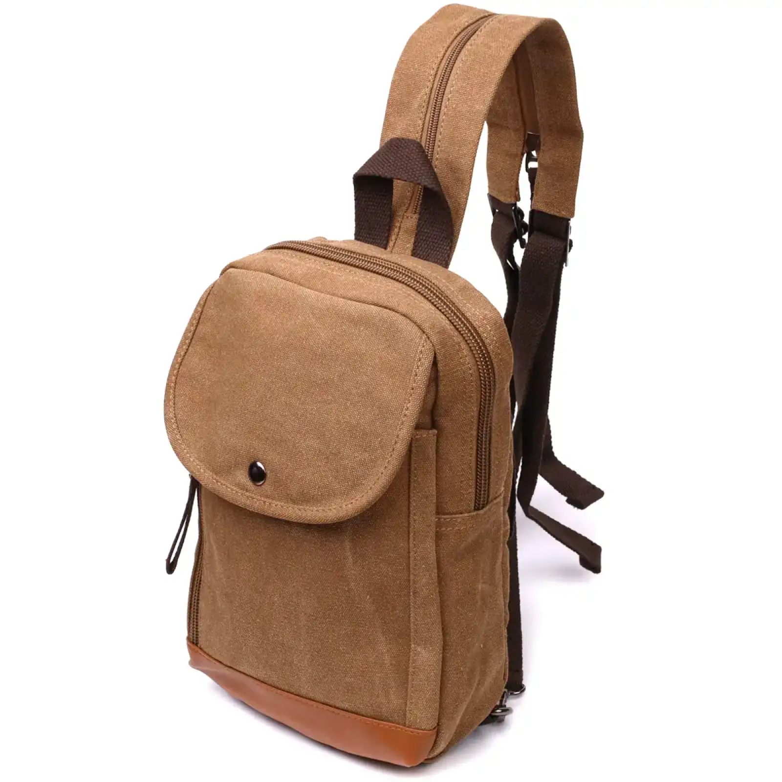 Текстильний рюкзак Vintage 22183 Коричневий UA
