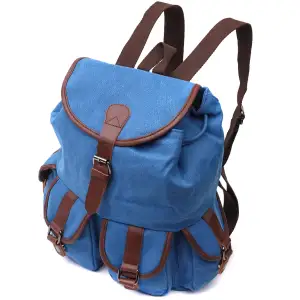 Текстильний рюкзак Vintage 22152 Блакитний UA