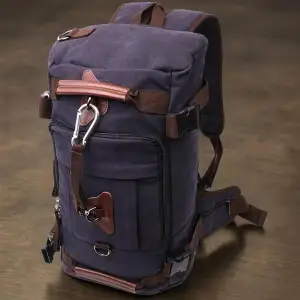 Текстильний рюкзак Vintage 22157 Чорний UA