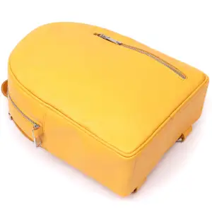 Шкіряний рюкзак Shvigel 16321 Жовтий UA