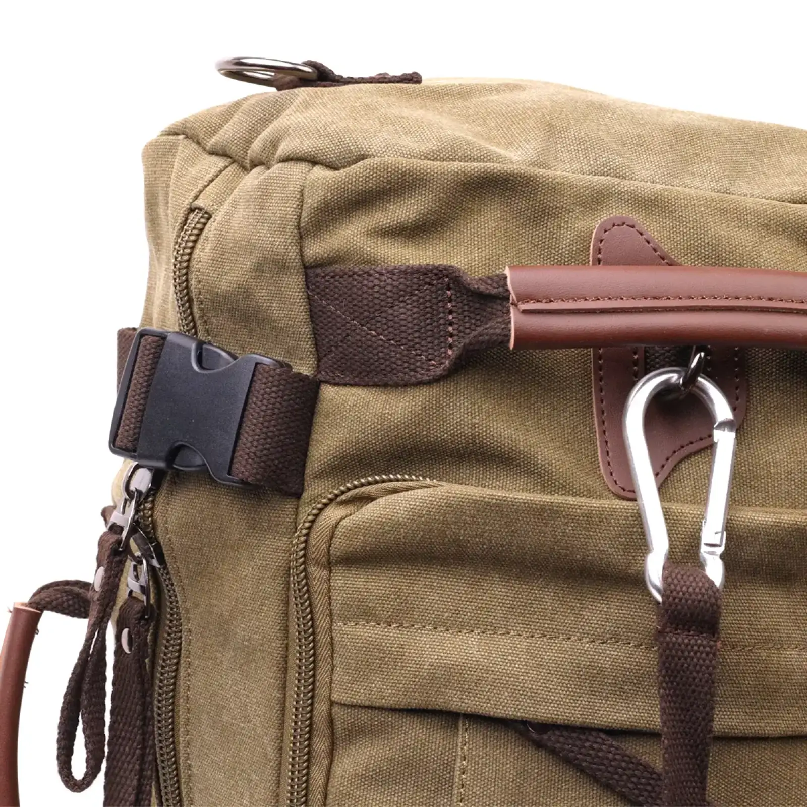 Текстильний рюкзак Vintage 22158 Оливковий UA