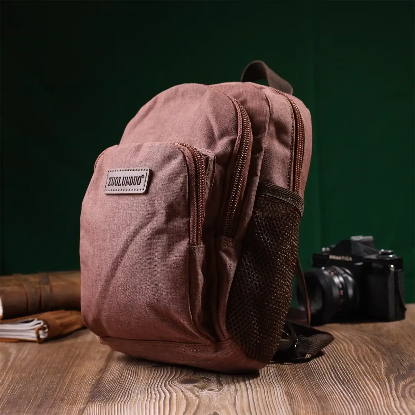 Текстильний рюкзак Vintage 22150 Коричневий UA