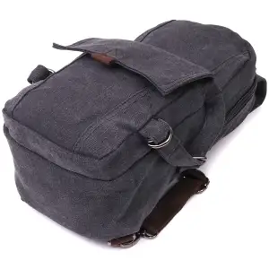 Текстильний рюкзак Vintagе 22179 Чорний UA