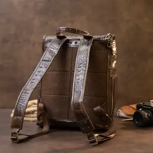 Шкіряний рюкзак Vintage 20430 Коричневий UA