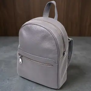 Шкіряний рюкзак Shvigel 16308 Сірий UA
