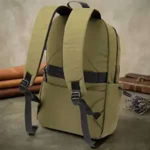 Текстильний рюкзак Vintage 20623 Оливковий UA