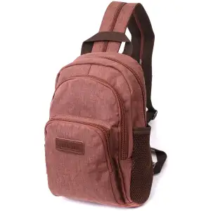 Текстильний рюкзак Vintage 22150 Коричневий UA