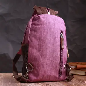 Текстильний рюкзак Vintage 22147 Фіолетовий UA