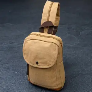 Текстильний рюкзак Vintage 22185 Пісочний UA