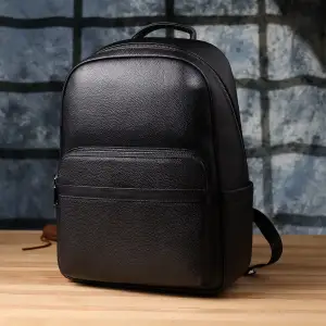 Шкіряний рюкзак Vintage 23045 Чорний UA