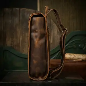 Шкіряний рюкзак Vintage 14796 Коричневий UA