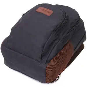 Текстильний рюкзак Vintage 22148 Чорний UA