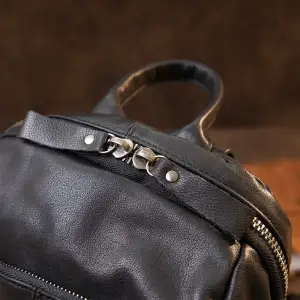 Шкіряний рюкзак Vintage 20411 Чорний UA